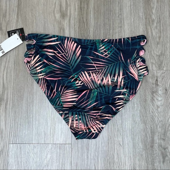 Bar III Women's Bali Nights High Waist Full Coverage Bikini Brief Swim Bottoms - Picture 2 of 4